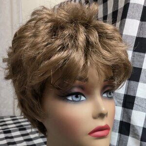 The Wig Company brown pixie short wig Frolic  Average cap, light golden brown 12